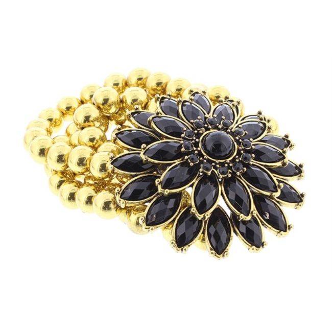 PULSERA CUENTAS FLOR