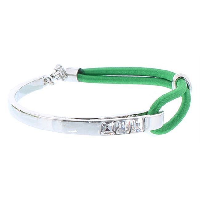 PULSERA BAÑO DORADO CUERO METAL