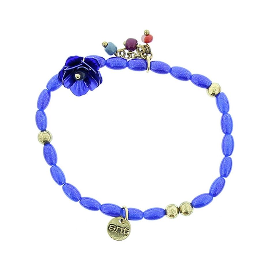 PULSERA CUENTAS METAL PERLAS