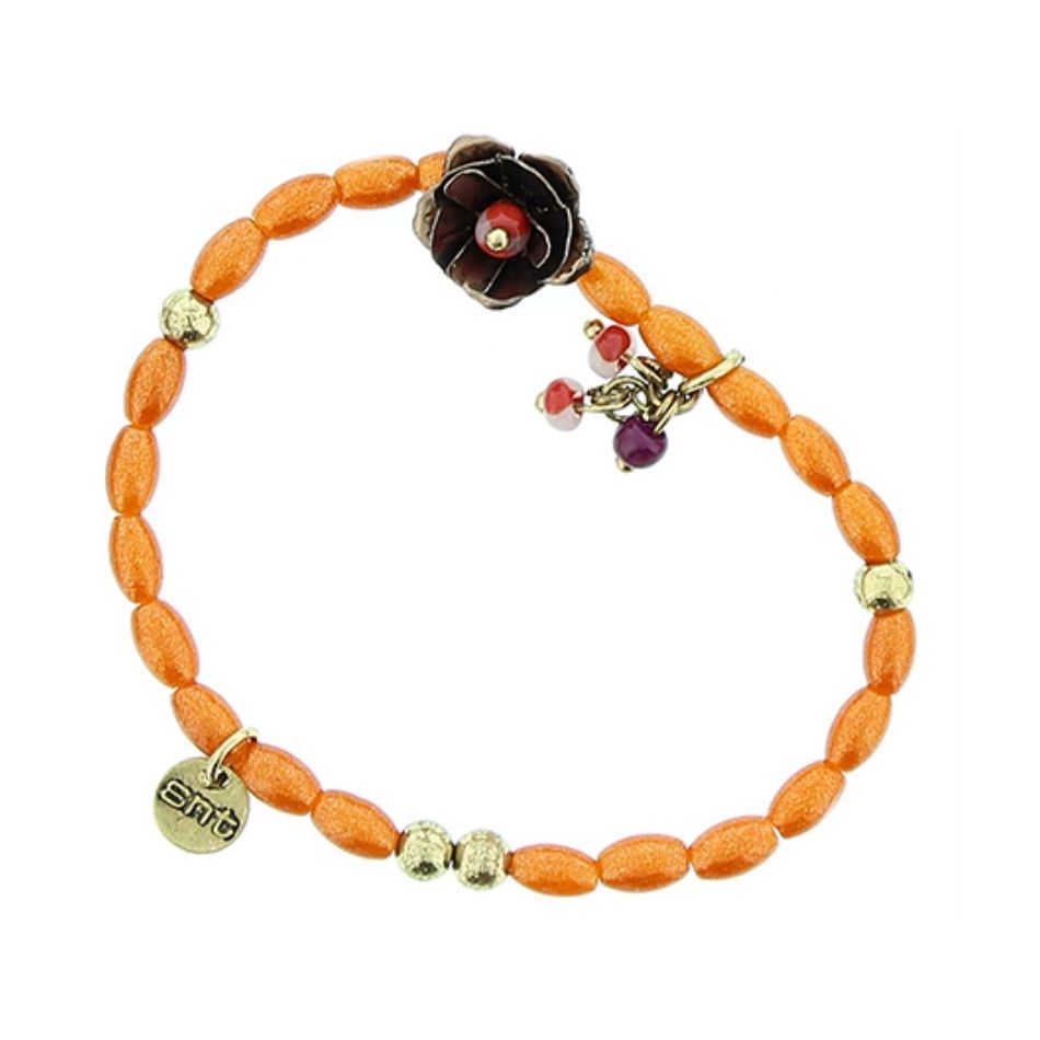 METAL PEARL BEADS BRACELET