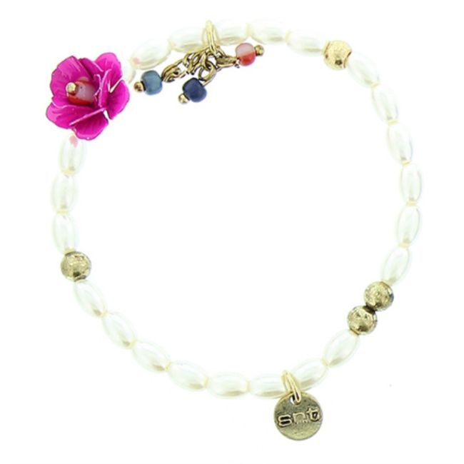 METAL PEARL BEADS BRACELET