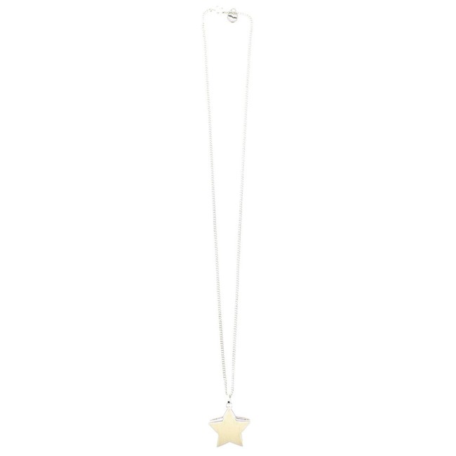 LONG PENDANT NECKLACE METAL RESIN