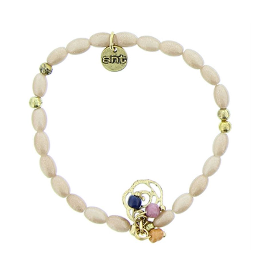 METAL PEARL BEADS BRACELET