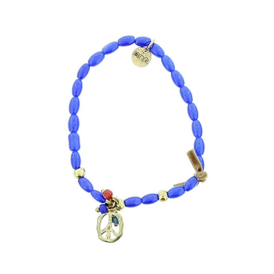 PULSERA CUENTAS METAL PERLAS