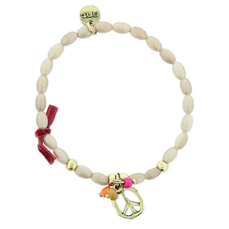 METAL PEARL BEADS BRACELET 2