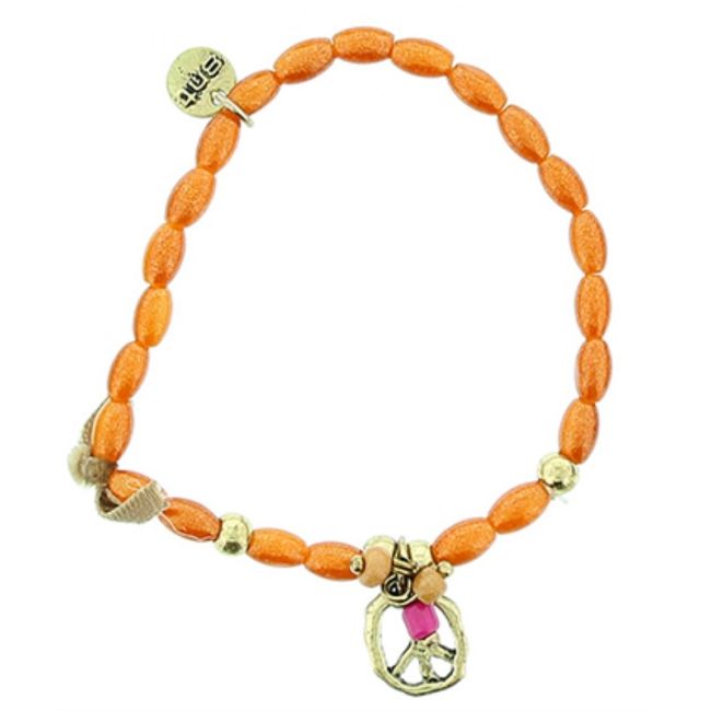 PULSERA CUENTAS METAL PERLAS