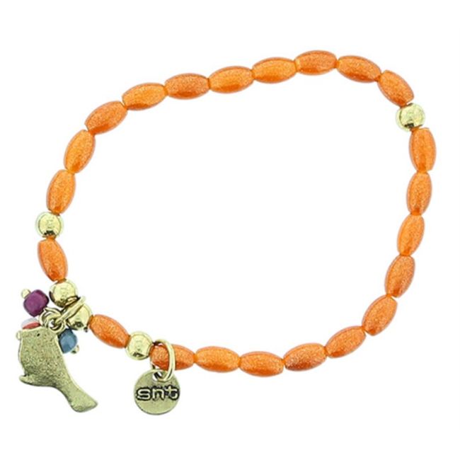 PULSERA CUENTAS METAL PERLAS