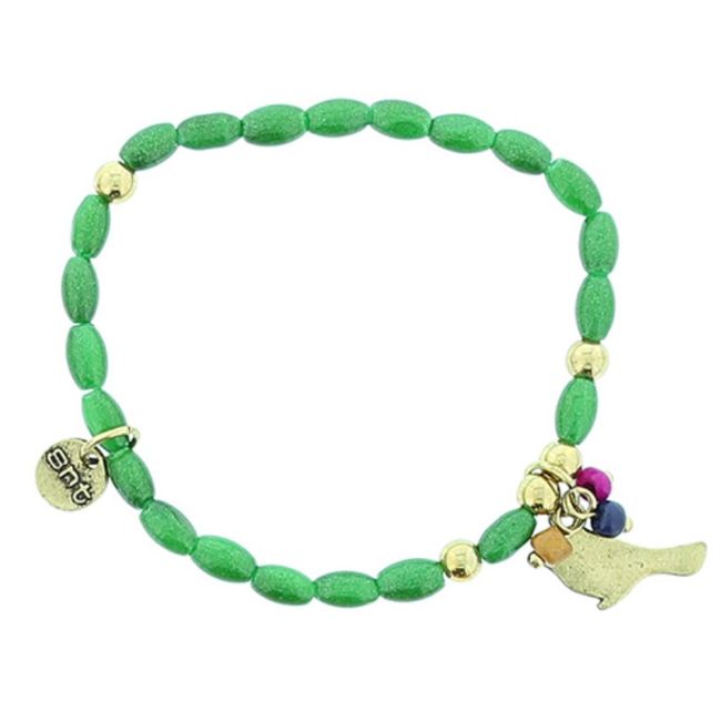 METAL PEARL BEADS BRACELET