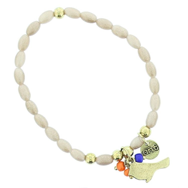 METAL PEARL BEADS BRACELET 2