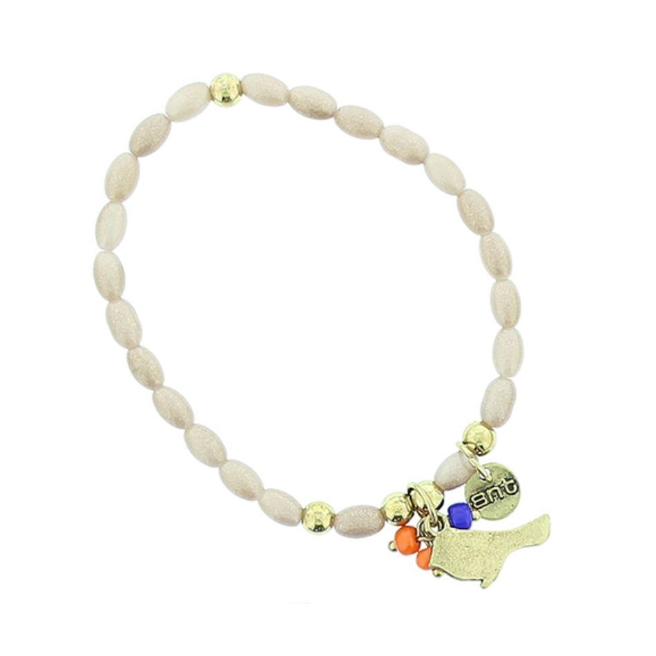 METAL PEARL BEADS BRACELET
