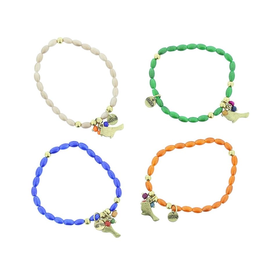METAL PEARL BEADS BRACELET
