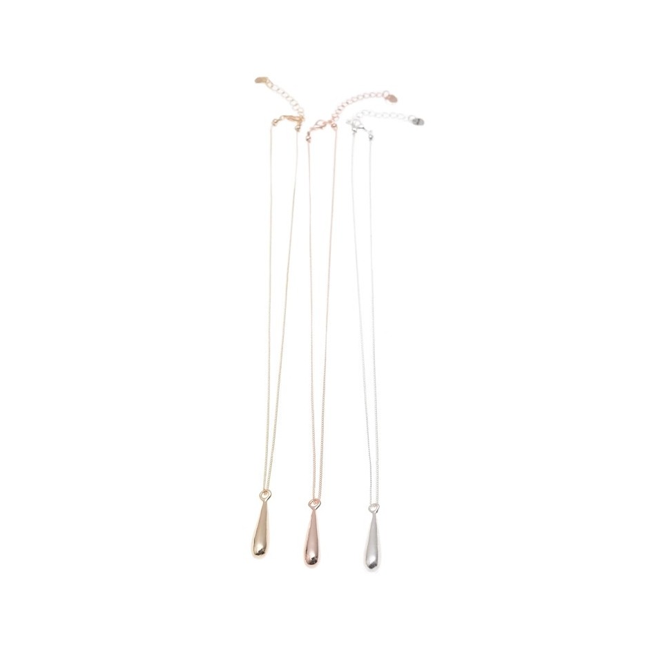 LONG PENDANT NECKLACE METAL