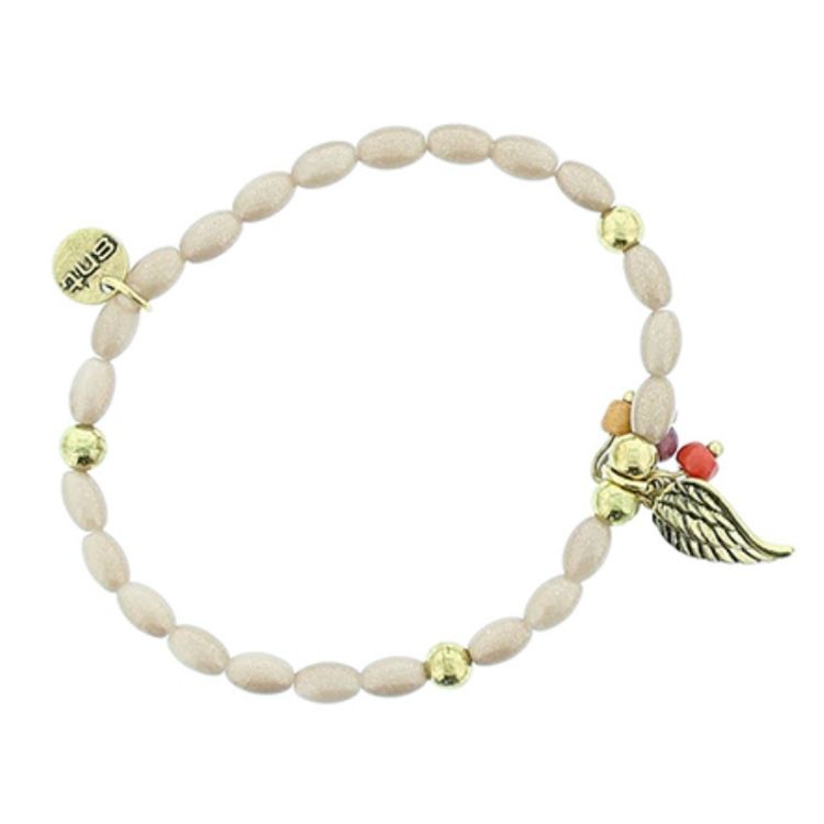 METAL PEARL BEADS BRACELET