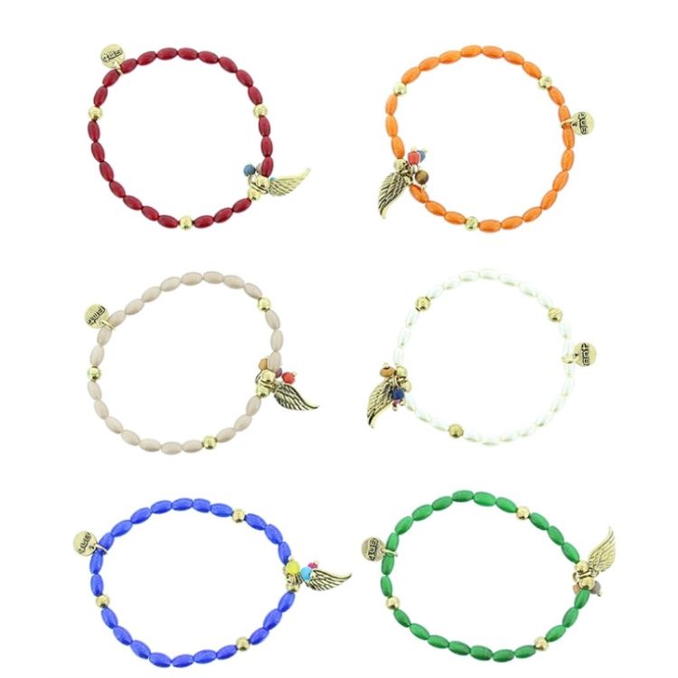 PULSERA CUENTAS METAL PERLAS 2