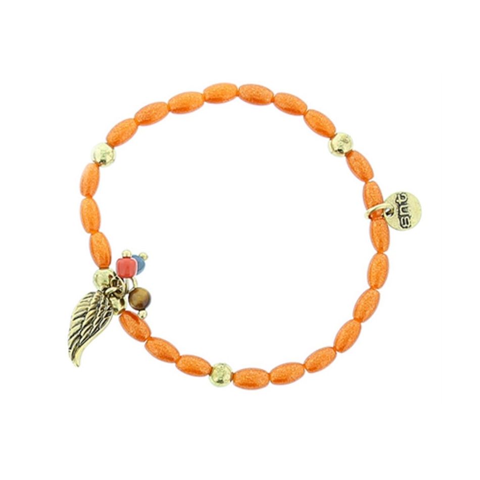 PULSERA CUENTAS METAL PERLAS