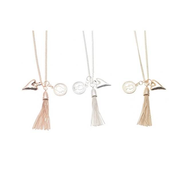 COLLAR LARGO COLG. METAL FLECO
