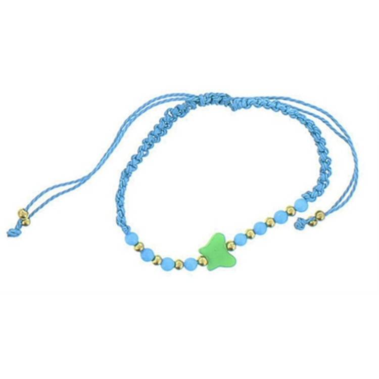 MACRAMÉ BUTTERFLY BEAD BRACELET