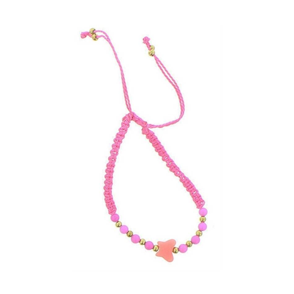 MACRAMÉ BUTTERFLY BEAD BRACELET