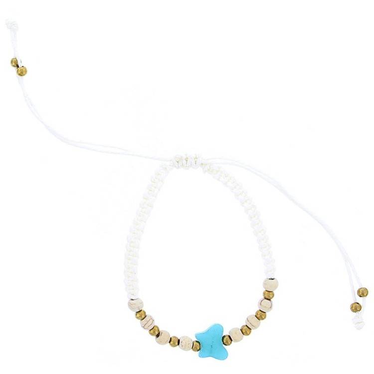 MACRAMÉ BUTTERFLY BEAD BRACELET 2
