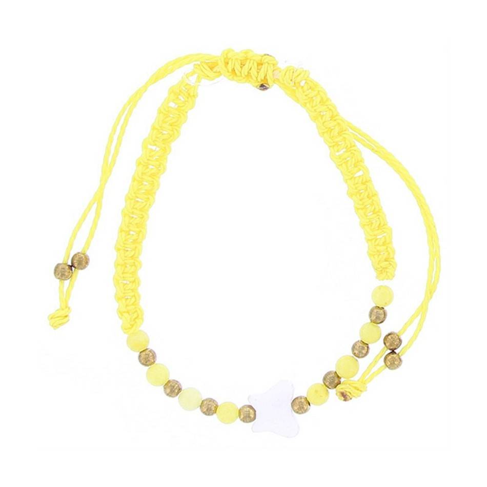 MACRAMÉ BUTTERFLY BEAD BRACELET