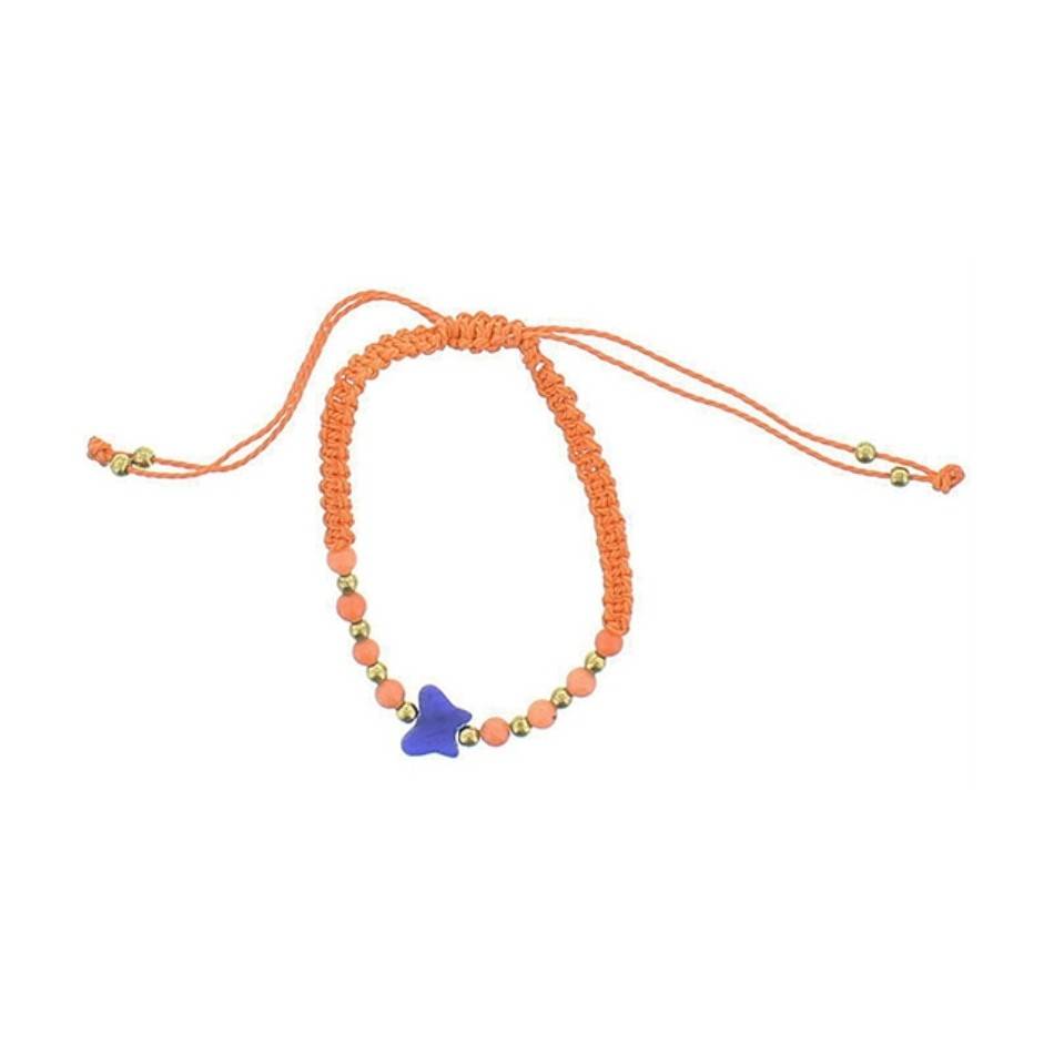 MACRAMÉ BUTTERFLY BEAD BRACELET