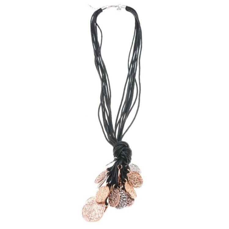 COLLAR LARGO COLGANTES MONEDAS 2