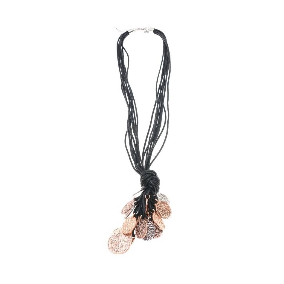 COLLAR LARGO COLGANTES MONEDAS