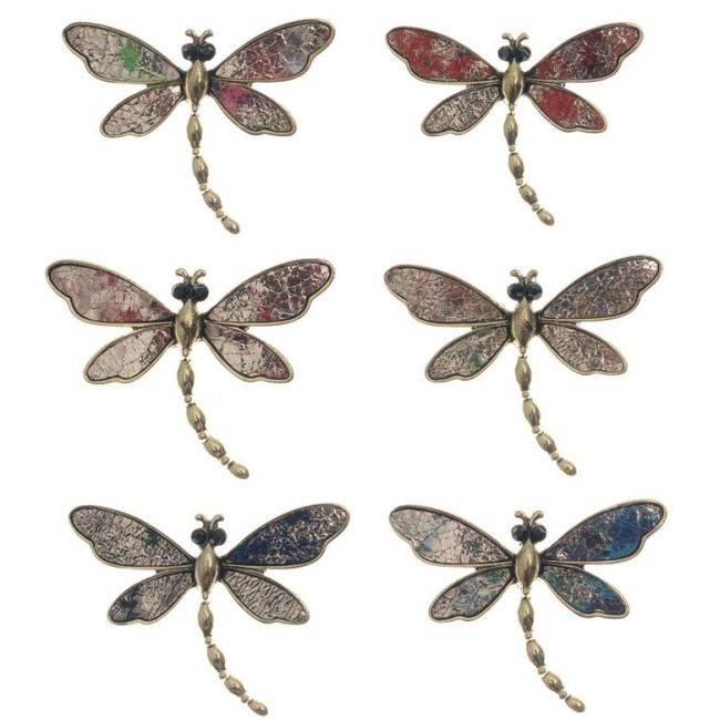 PRINTED METAL BROOCH