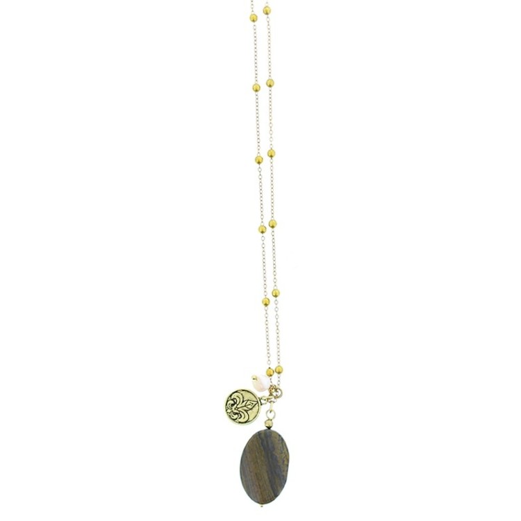 COLLAR LARGO COLG PIEDRA FLECO 2