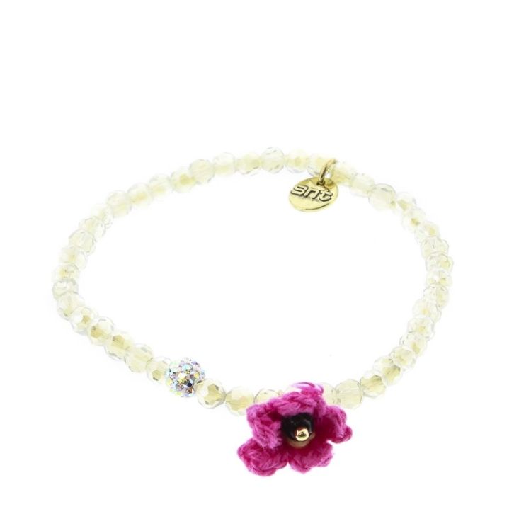 PULSERA CUENTAS CRISTALES