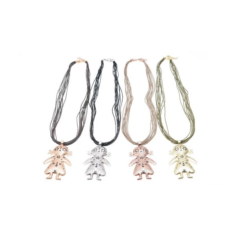 LONG PENDANT NECKLACE METAL