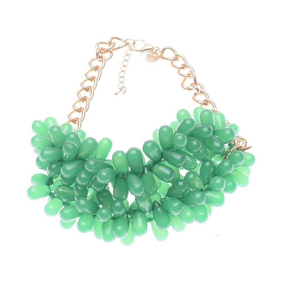 RESIN BEADS SHORT NECKLACE