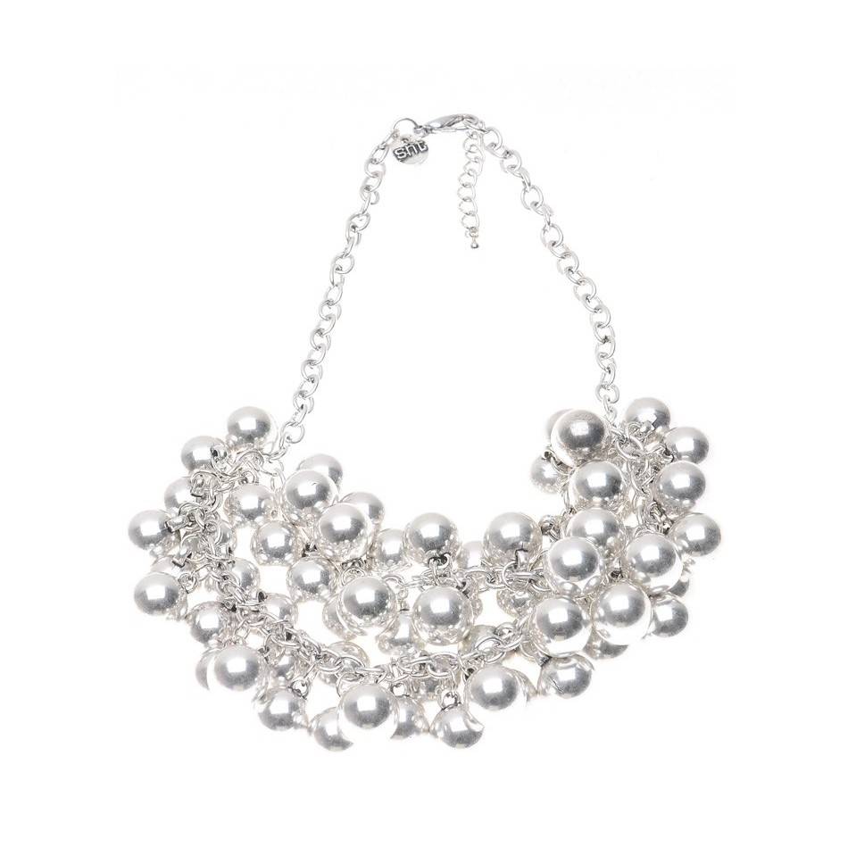 BALL BEADS SHORT NECKLACE