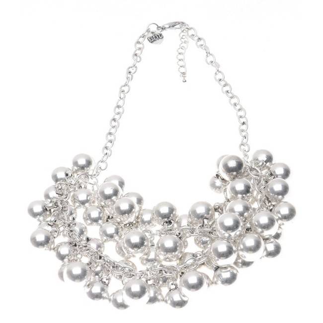 BALL BEADS SHORT NECKLACE