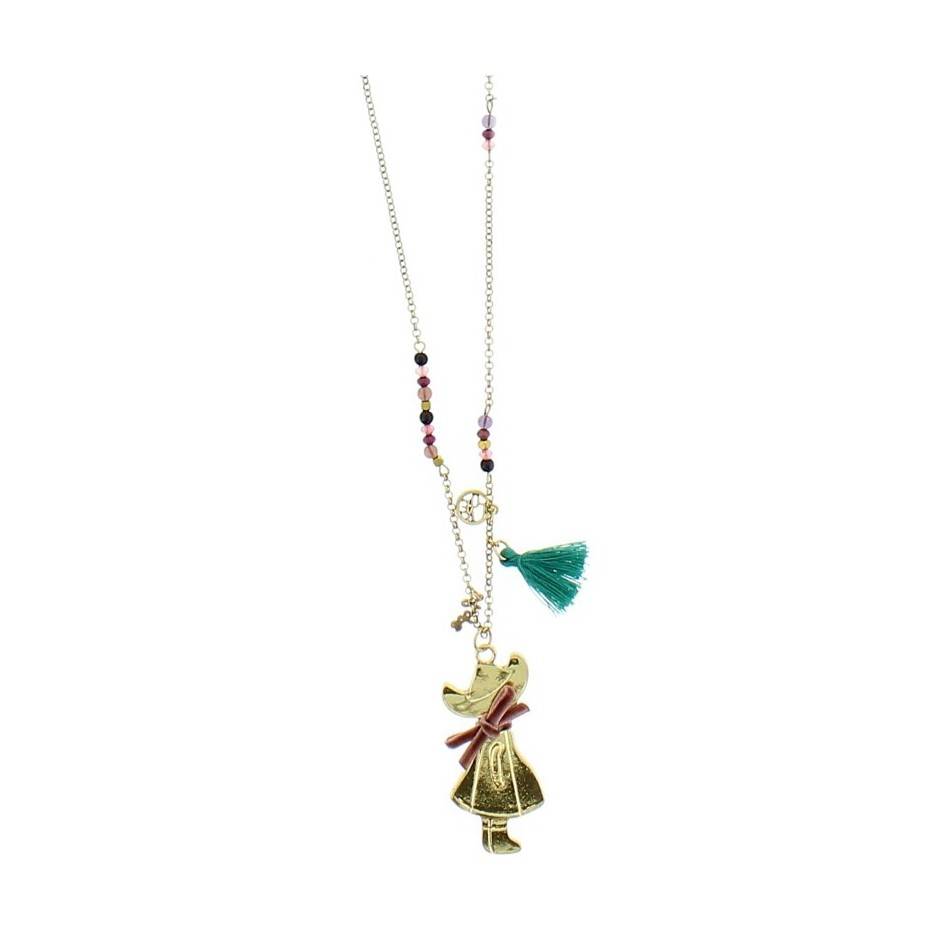COLLAR LARGO CADENA COLG. METAL