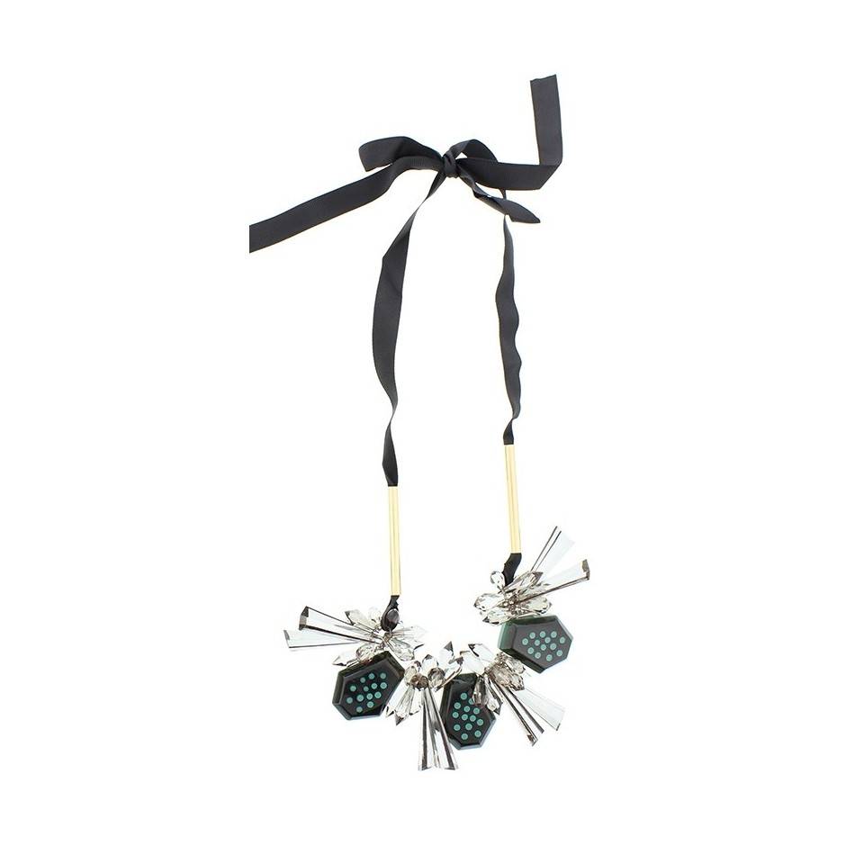 RESIN BOW SHORT NECKLACE