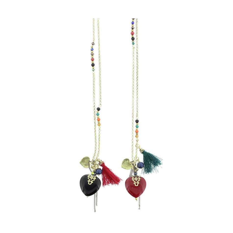 COLLAR LARGO COLG PIEDRAS