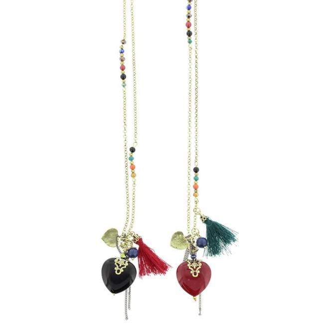 COLLAR LARGO COLG PIEDRAS