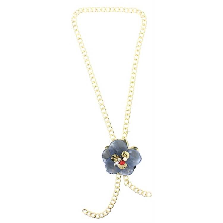 COLLAR LARGO CADENA COLG. FLOR 2