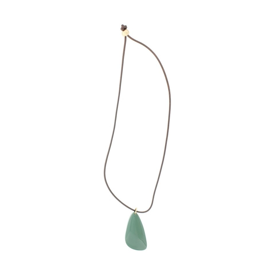 LONG PENDANT NECKLACE RESIN