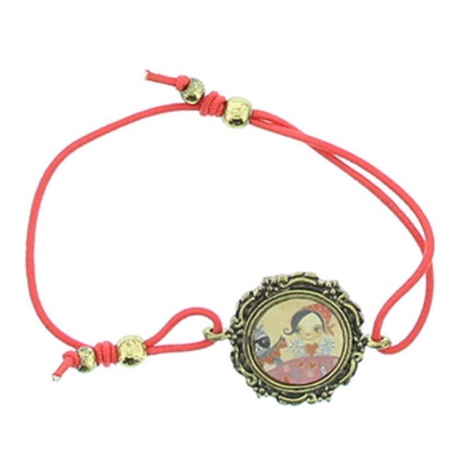 PULSERA GOMITA METAL ESMALTE