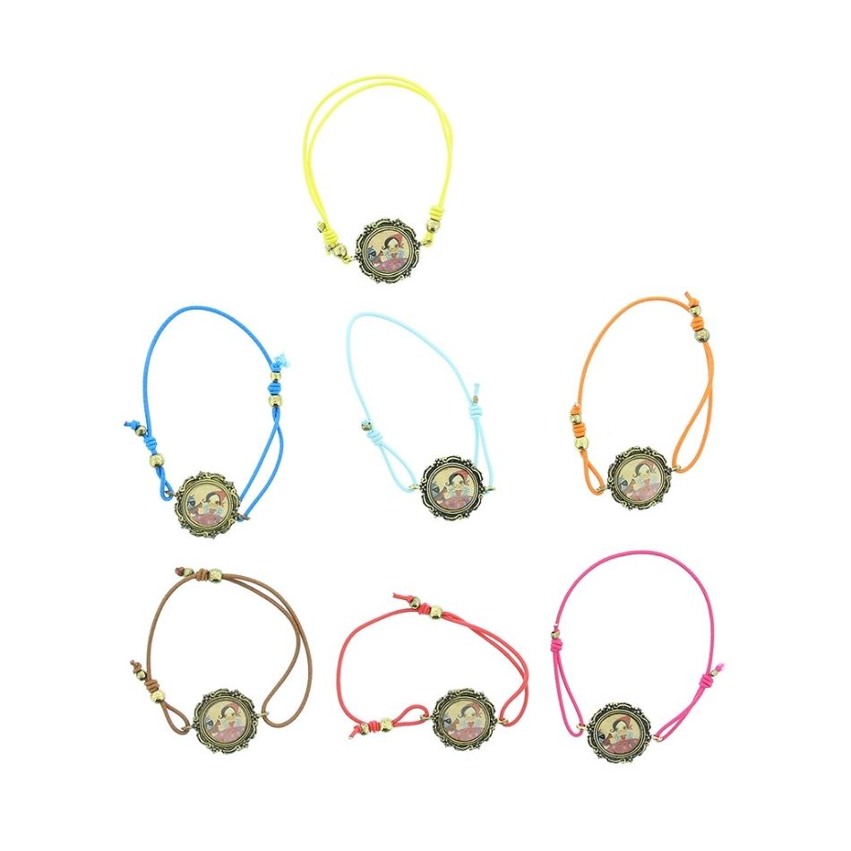 ENAMEL METAL ELASTIC BRACELET