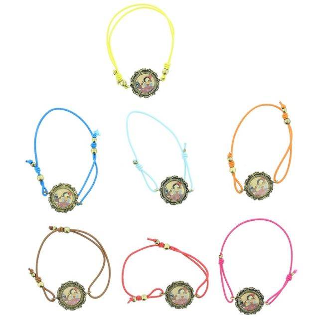 PULSERA GOMITA METAL ESMALTE