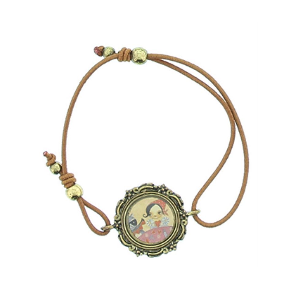 PULSERA GOMITA METAL ESMALTE