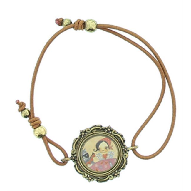 PULSERA GOMITA METAL ESMALTE