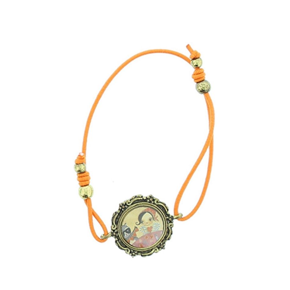 PULSERA GOMITA METAL ESMALTE