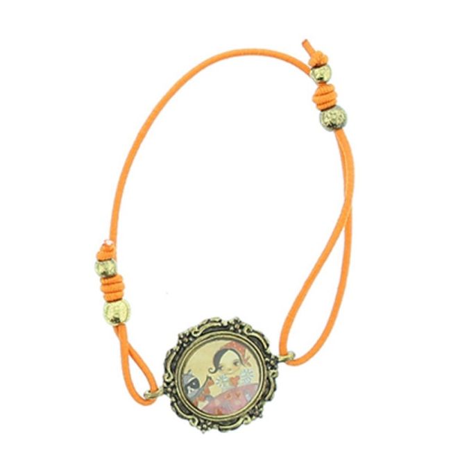 PULSERA GOMITA METAL ESMALTE