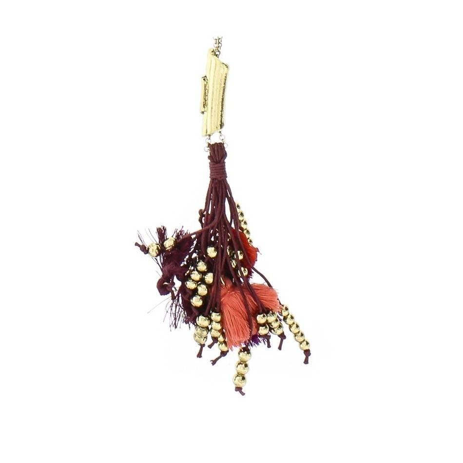 LONG FRINGED NECKLACE