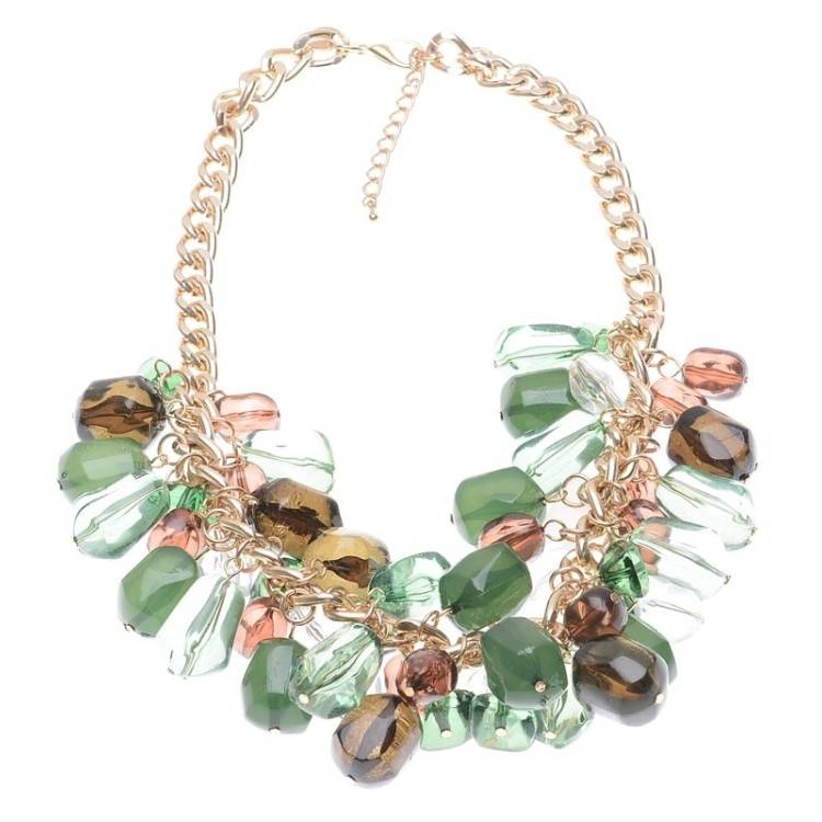 BEAD CHAIN SHORT NECKLACE