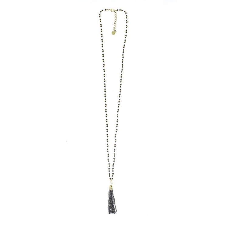 COLLAR LARGO CUENTAS COLG. FLECO 2
